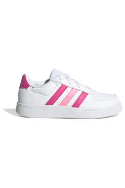 Sneakers bianche e rosa con lacci ADIDAS Breaknet 2.0 K