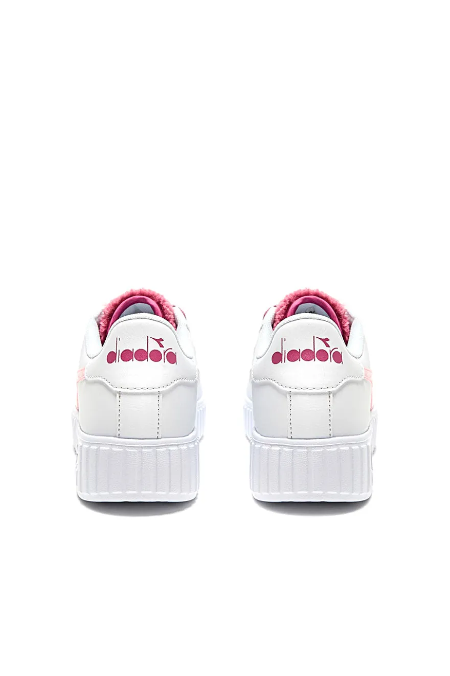 Sneakers Bianche e Rosa DIADORA GAME STEP P GS FLUFFY