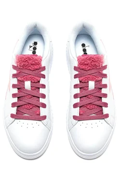 Sneakers Bianche e Rosa DIADORA GAME STEP P GS FLUFFY