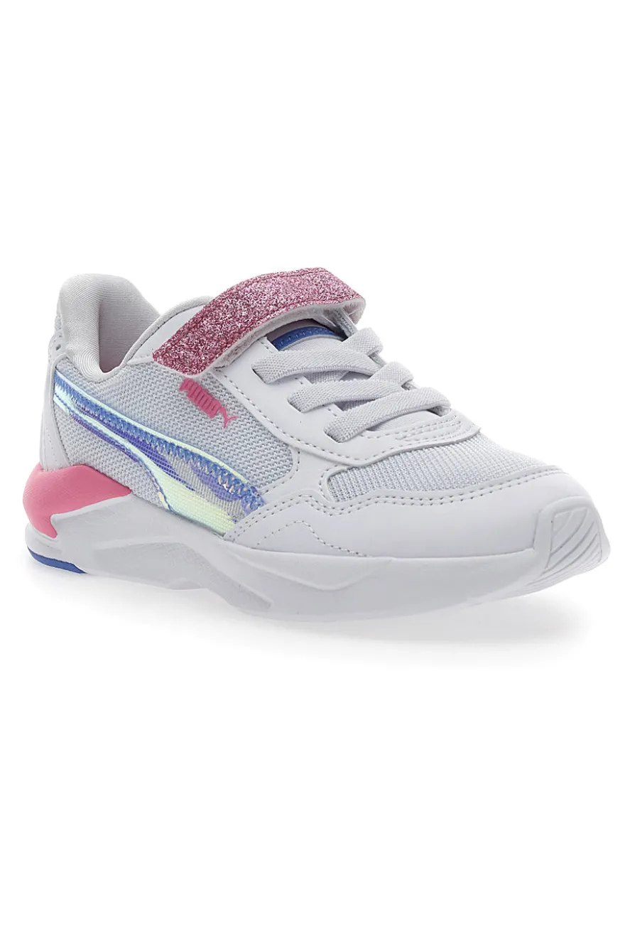 Sneakers Bianche e Rosa da Bimba PUMA X-RAY SPEED LITE DEEP AC+PS