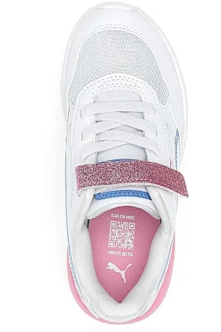 Sneakers Bianche e Rosa da Bimba PUMA X-RAY SPEED LITE DEEP AC+PS