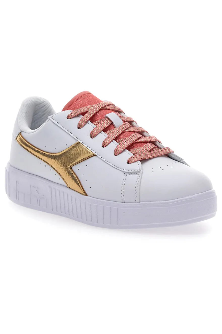 Sneakers Bianche e Rosa DIADORA GAME STEP P PS GLITCH