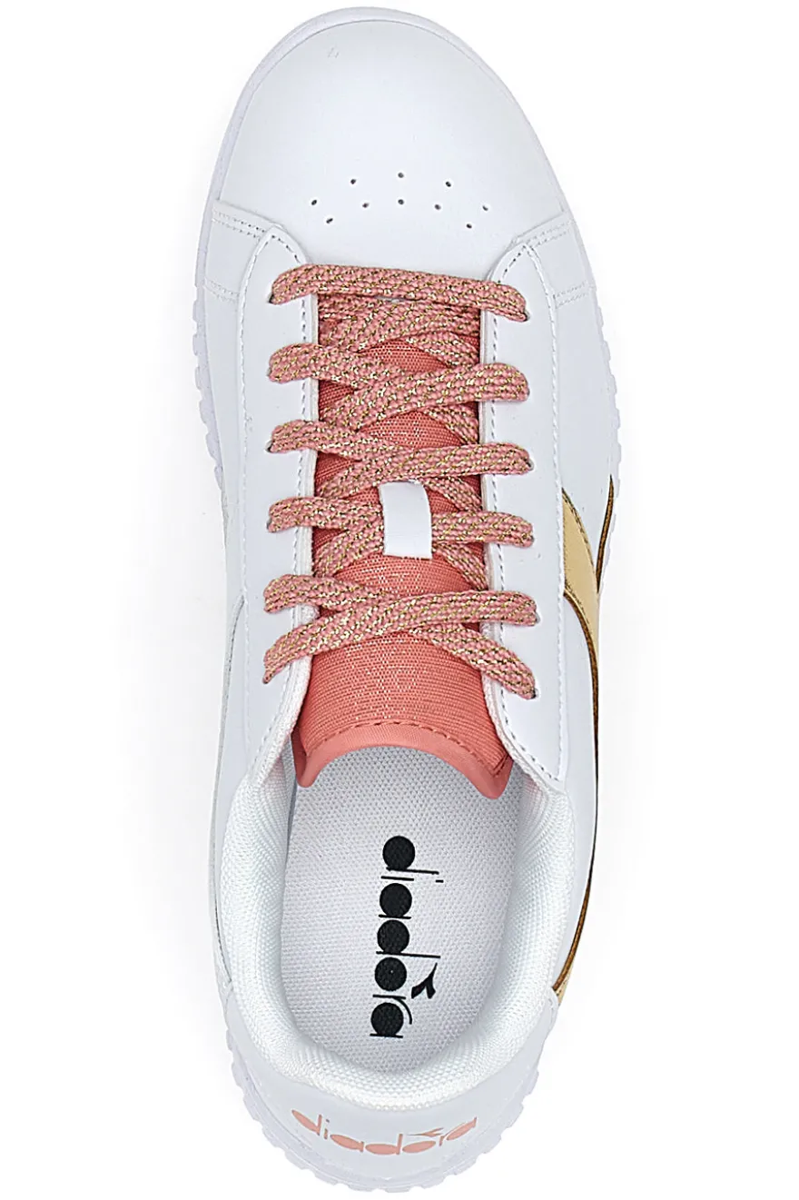 Sneakers Bianche e Rosa DIADORA GAME STEP P PS GLITCH