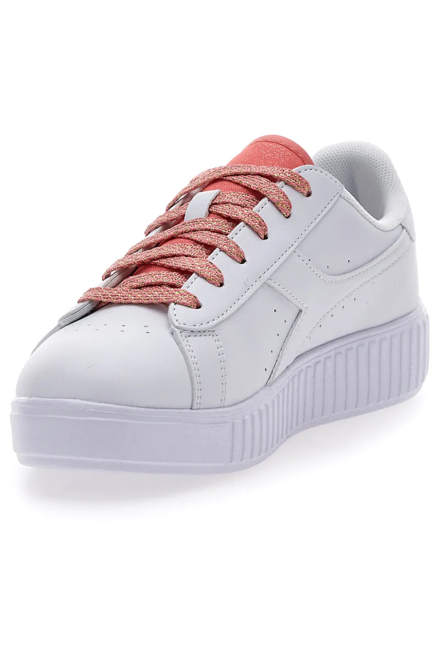 Sneakers Bianche e Rosa DIADORA GAME STEP P PS GLITCH