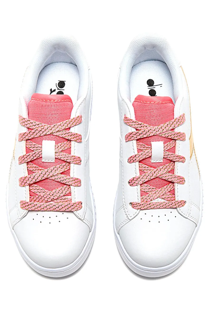 Sneakers Bianche e Rosa DIADORA GAME STEP P PS GLITCH