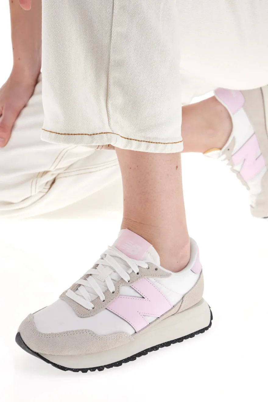 Sneakers Bianche e Rosa da Donna New Balance 237