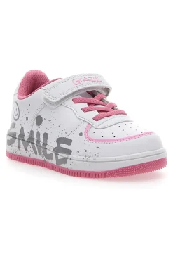 Sneakers Bianche e Rosa Grazie 2327