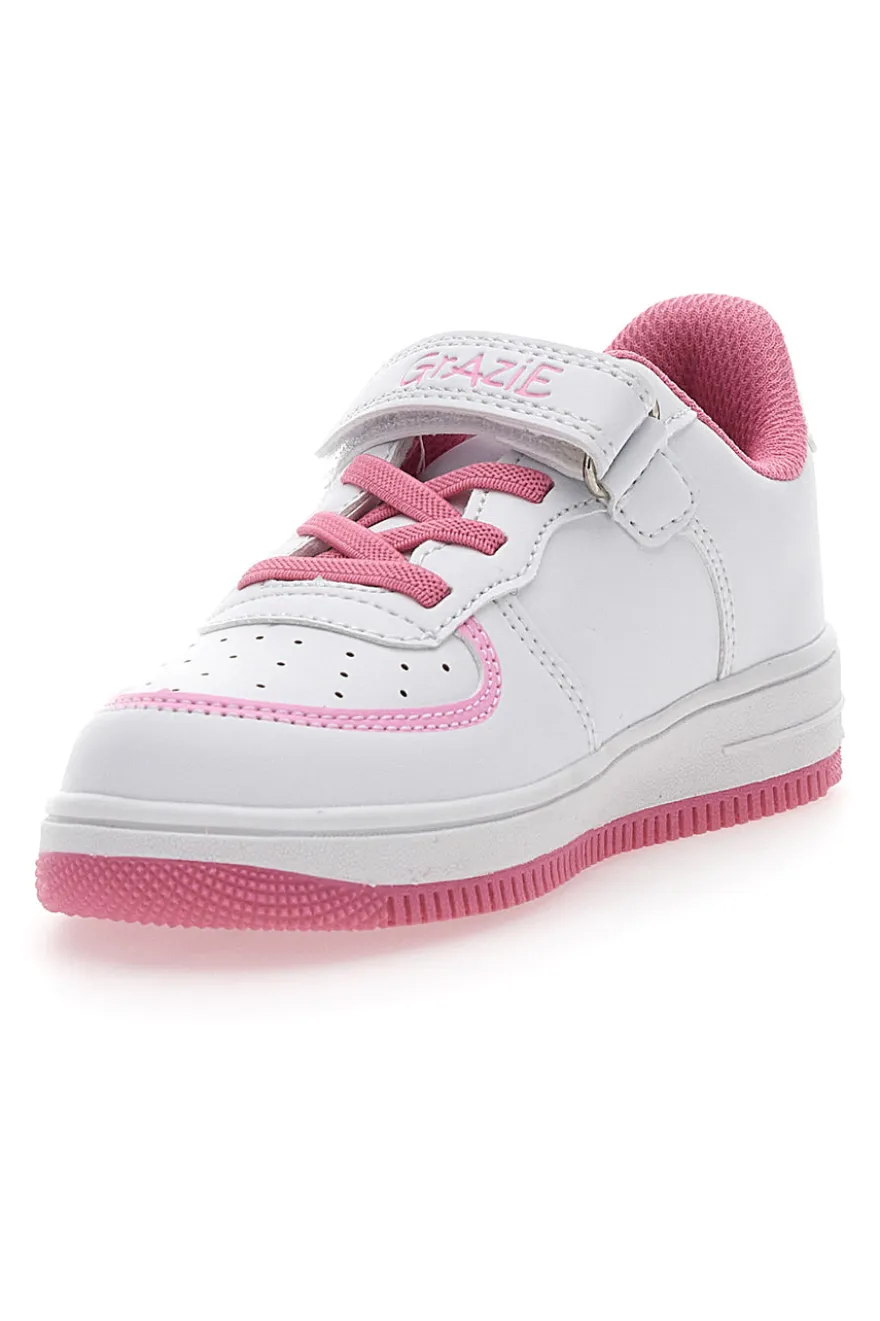 Sneakers Bianche e Rosa Grazie 2327