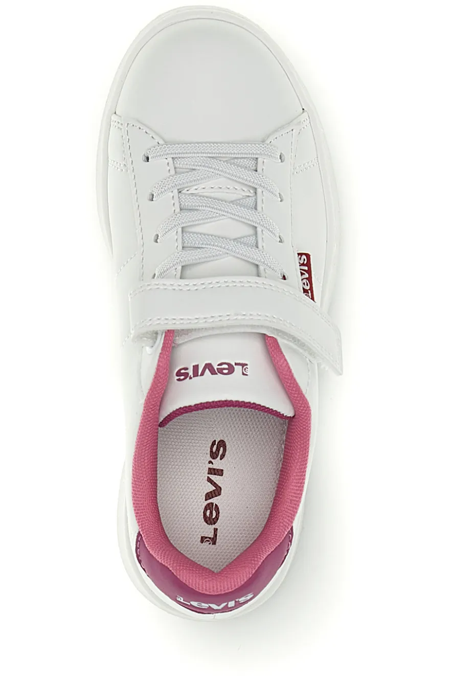 Sneakers Bianche e Rosa Levi's Bell JR