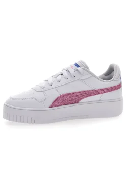 Sneakers Bianche e Rosa Puma Carina Street Deep Dive Jr
