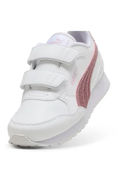 Sneakers Bianche e Rosa Puma St Runner V4 Sl Glitter V Ps