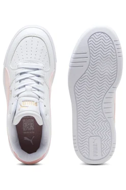 Sneakers bianche e rosa Puma Caven III Jr
