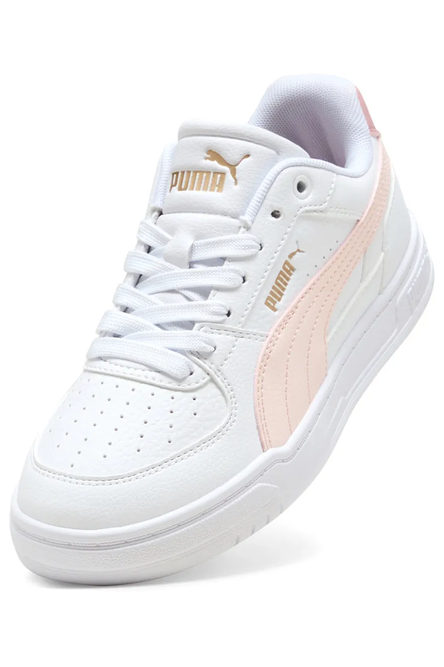 Sneakers bianche e rosa Puma Caven III Jr
