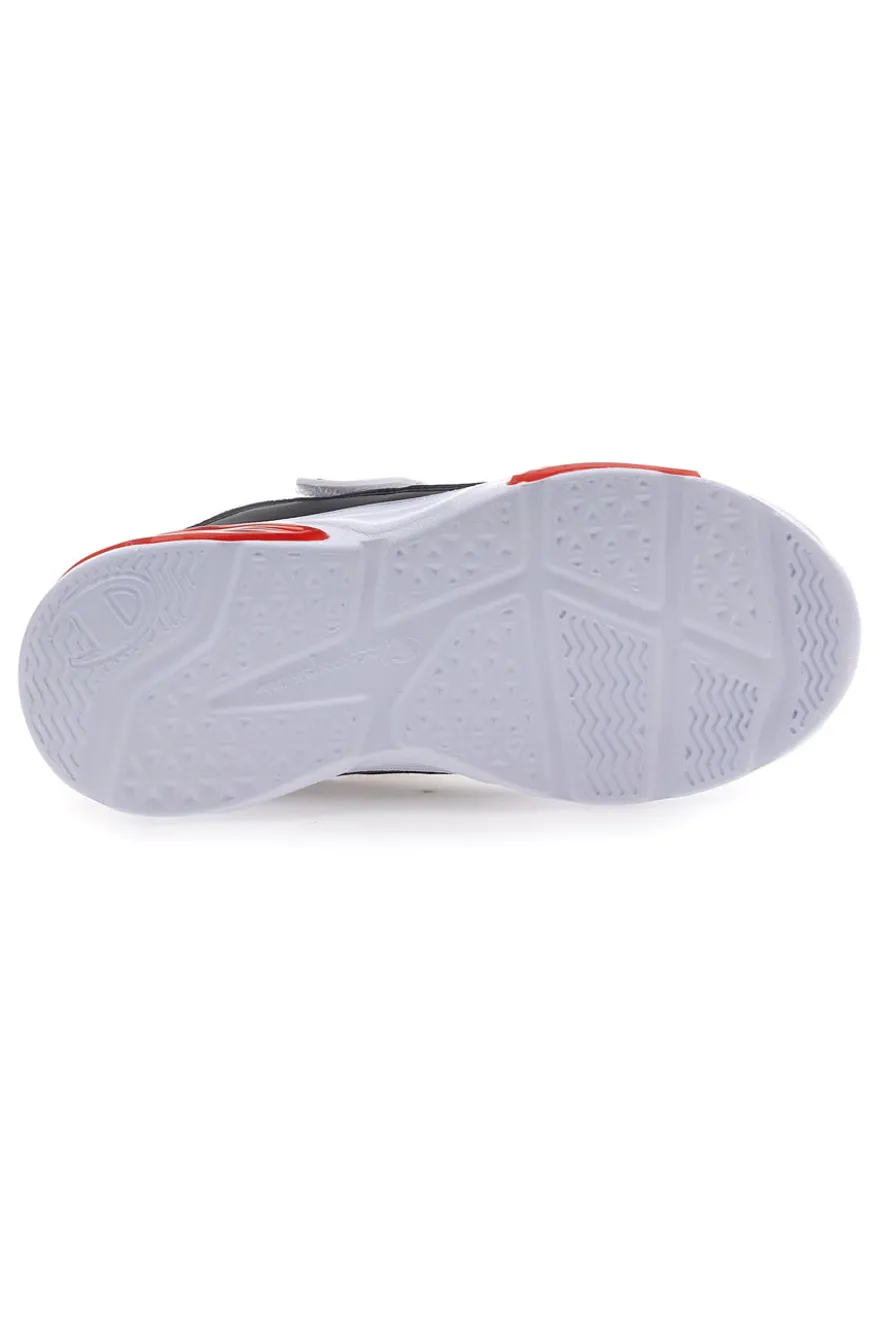 Sneakers Bianche e Rosse Con Luci Champion Wave B PS