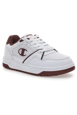 Sneakers Bianche e Rosse Con Logo Laterale Champion RD18 Lite Mesh