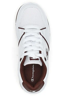 Sneakers Bianche e Rosse Con Logo Laterale Champion RD18 Lite Mesh