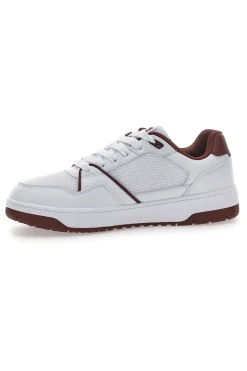 Sneakers Bianche e Rosse Con Logo Laterale Champion RD18 Lite Mesh