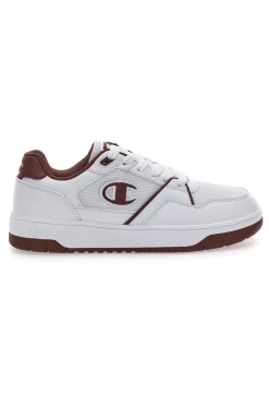 Sneakers Bianche e Rosse Con Logo Laterale Champion RD18 Lite Mesh