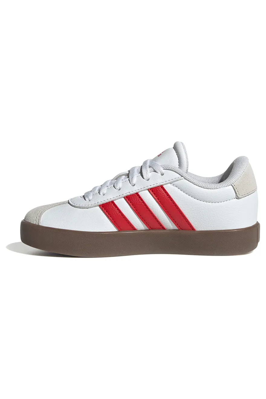 Sneakers Bianche e Rosse Adidas VL Court 3