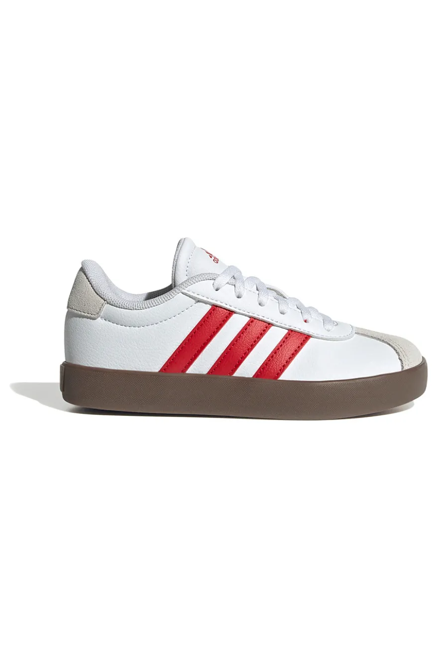 Sneakers Bianche e Rosse Adidas VL Court 3