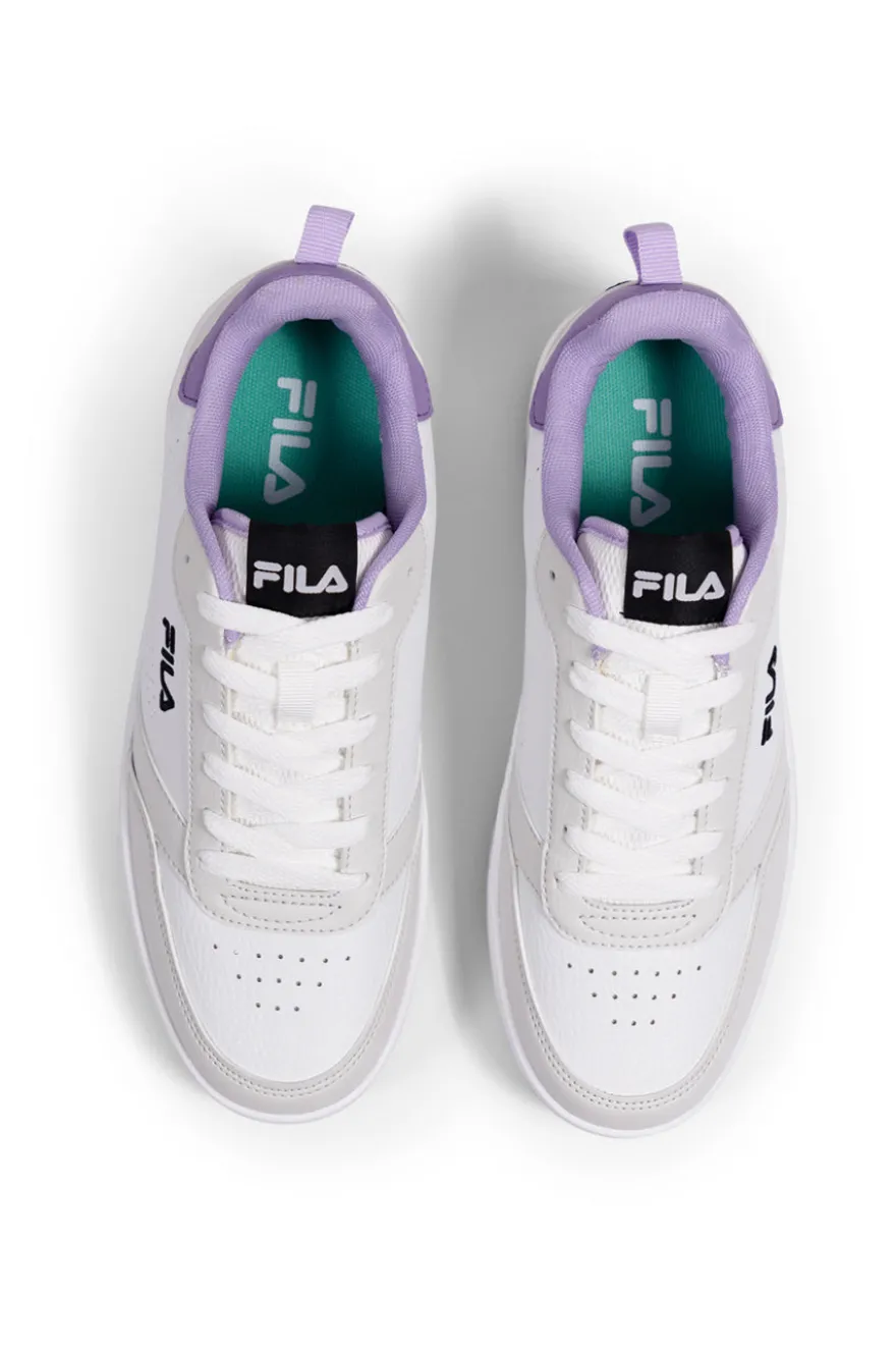 Sneakers Bianche e Suola Lilla Fila Raga Wmn