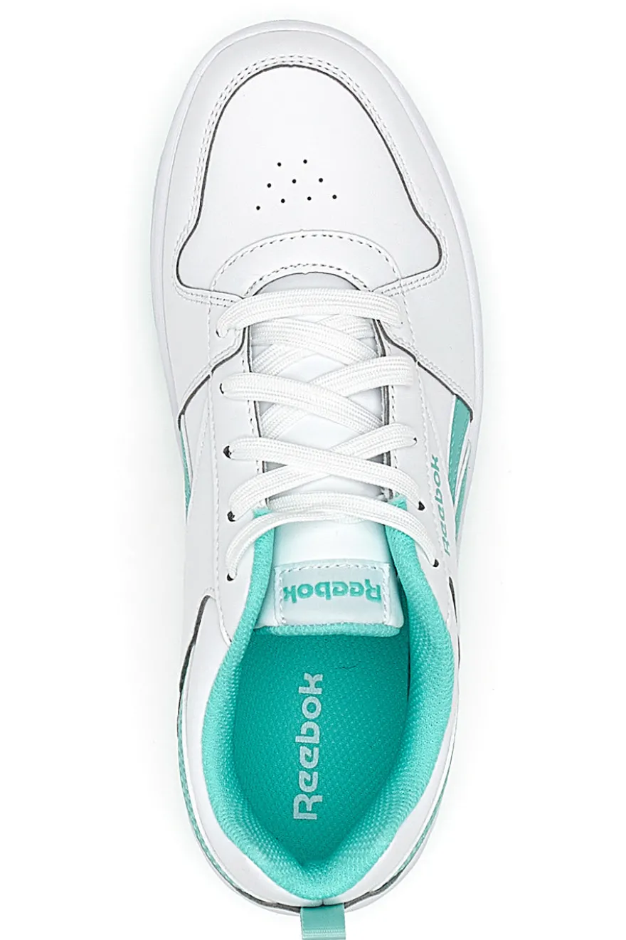 Sneakers Bianche e Verde Acqua Reebok Royal Prime 2