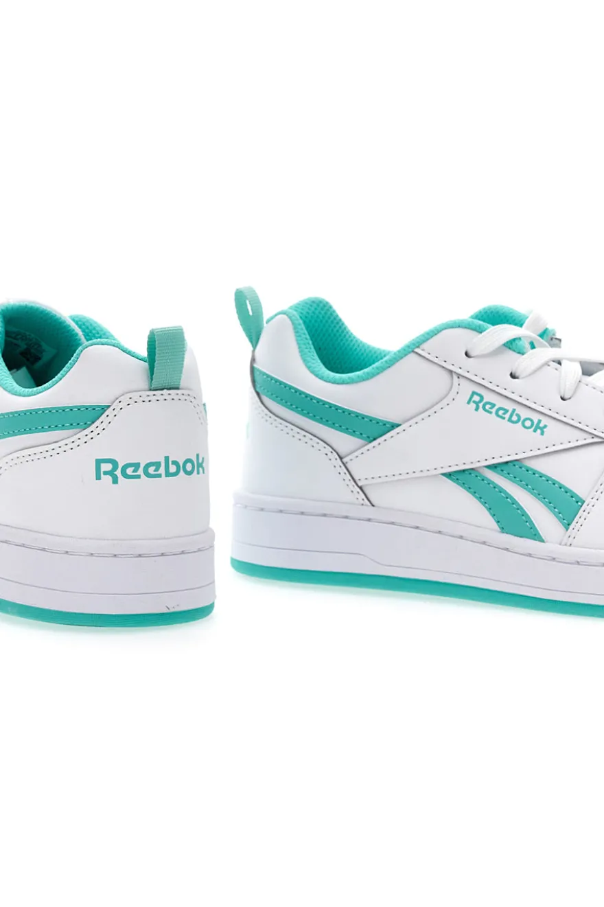 Sneakers Bianche e Verde Acqua Reebok Royal Prime 2
