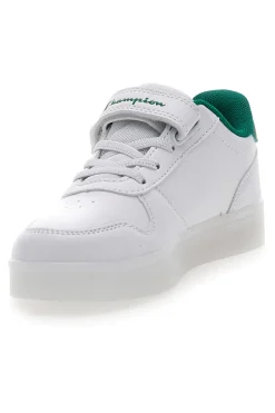 Sneakers Bianche e Verde con Velcro e Lacci Elastici CHAMPION GLW B PS