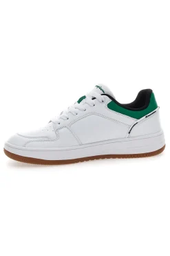 Sneakers Bianche e Verdi Con Logo Laterale Champion RD18 2 LOW