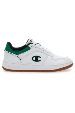 Sneakers Bianche e Verdi Con Logo Laterale Champion RD18 2 LOW
