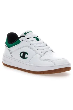 Sneakers Bianche e Verdi Con Logo Laterale Champion RD18 2 LOW