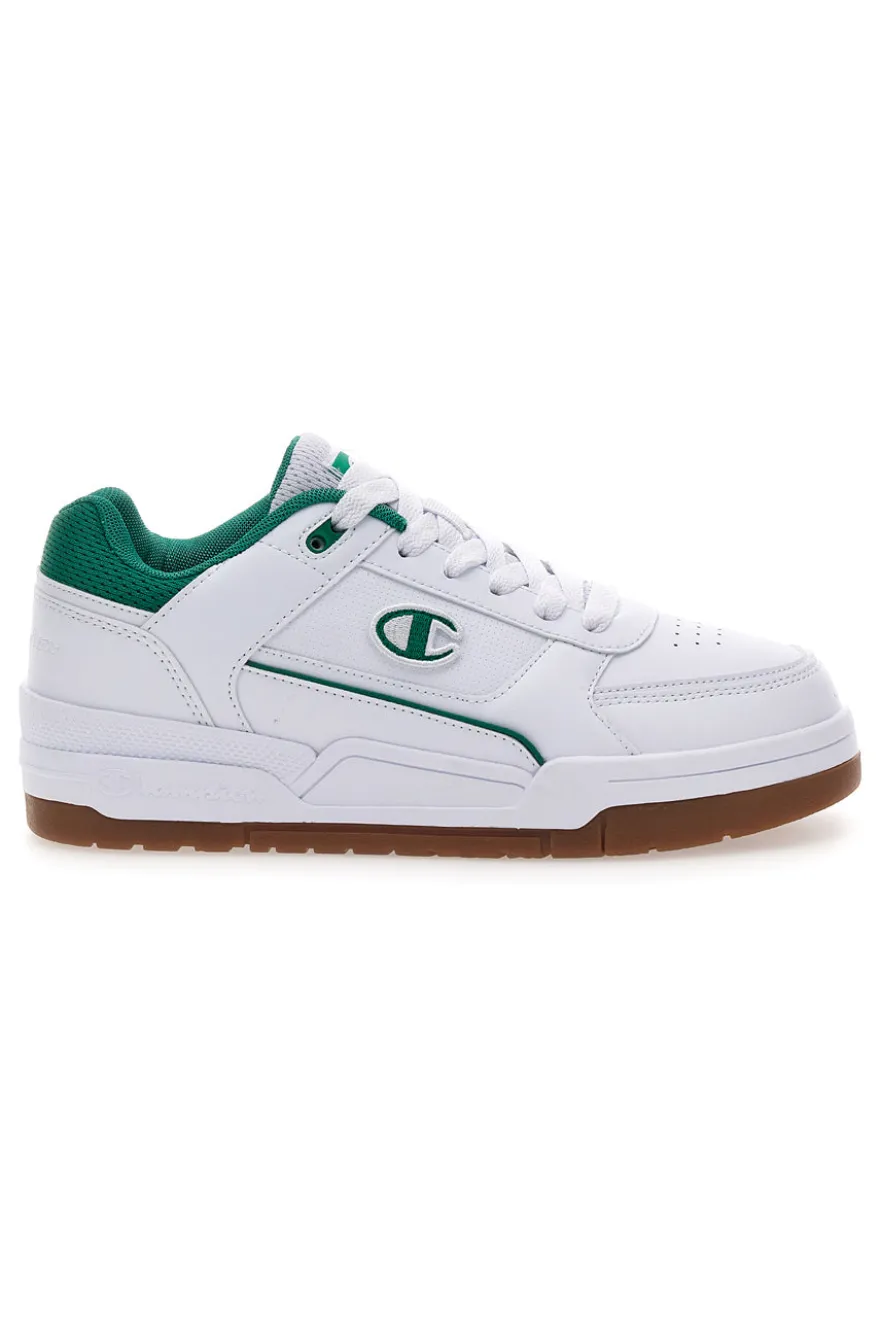 Sneakers Bianche e Verdi con Tomaia Traforata CHAMPION RD18 HERITAGE LOW