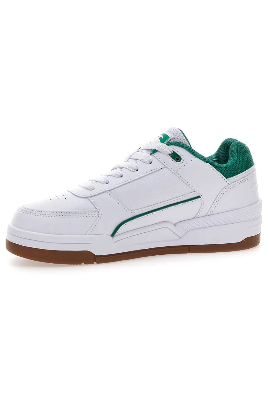 Sneakers Bianche e Verdi con Tomaia Traforata CHAMPION RD18 HERITAGE LOW
