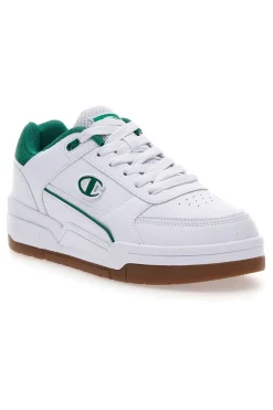 Sneakers Bianche e Verdi con Tomaia Traforata CHAMPION RD18 HERITAGE LOW