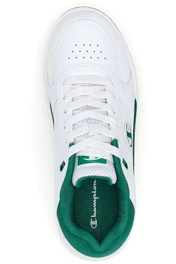 Sneakers Bianche e Verdi con Tomaia Traforata CHAMPION RD18 HERITAGE LOW