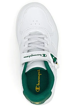 Sneakers Bianche e Verdi Con Luci Champion Glw B TD