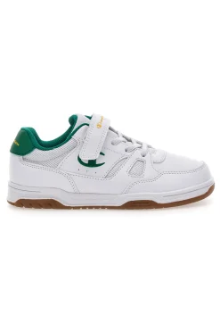 Sneakers Bianche e Verdi con Velcro CHAMPION CLY 87 B PS