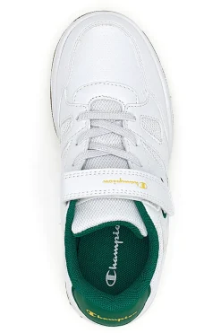 Sneakers Bianche e Verdi con Velcro CHAMPION CLY 87 B PS