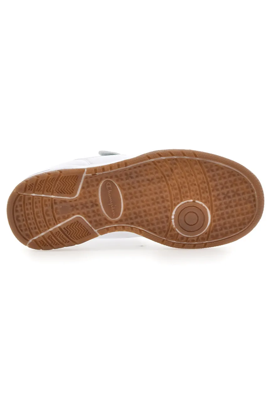 Sneakers Bianche e Verdi con Velcro CHAMPION CLY 87 B PS
