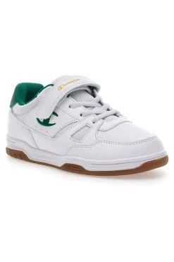 Sneakers Bianche e Verdi con Velcro CHAMPION CLY 87 B PS
