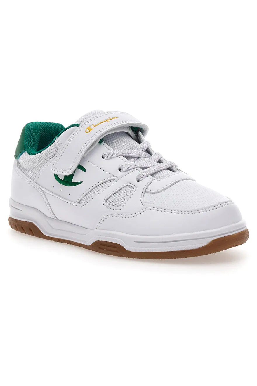 Sneakers Bianche e Verdi con Velcro CHAMPION CLY 87 B PS