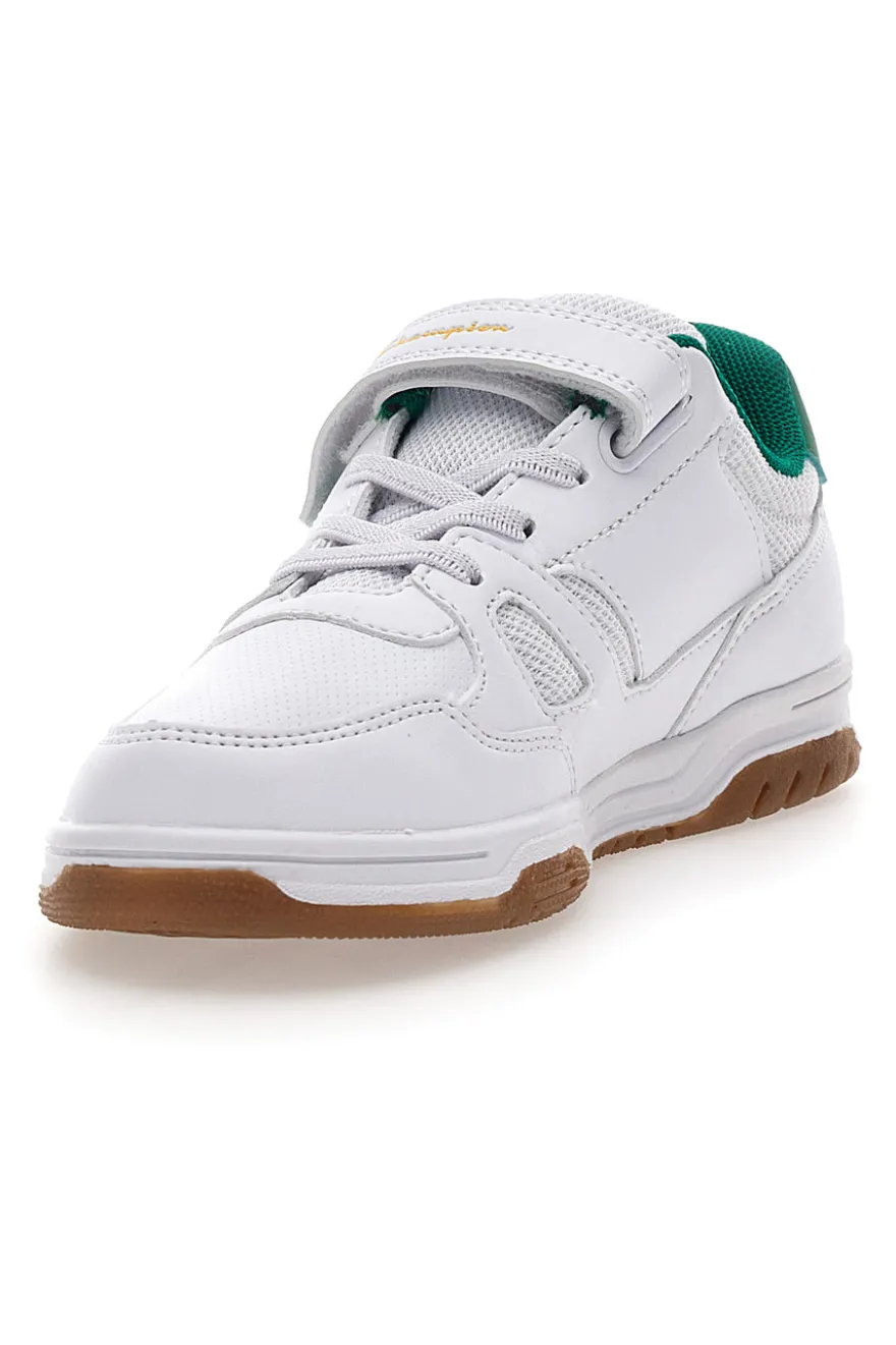 Sneakers Bianche e Verdi con Velcro CHAMPION CLY 87 B PS