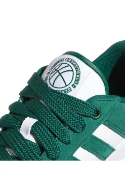 Sneakers bianche e verdi stile basket Adidas Rapid Court Low