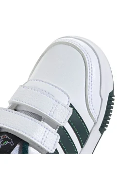 Sneakers bianche e verdi con dettagli Mickey Adidas Tensaur Mickey CFI