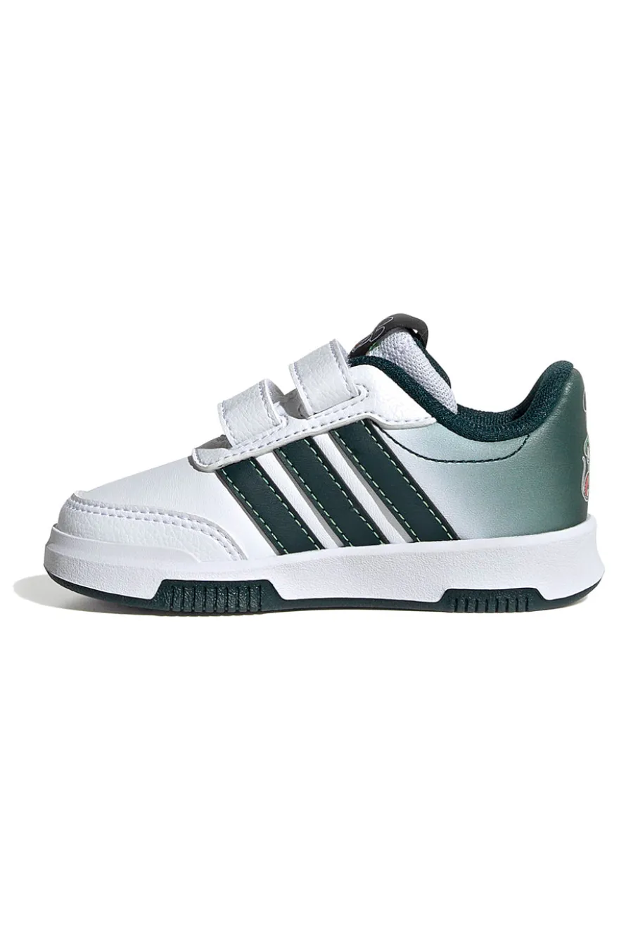 Sneakers bianche e verdi con dettagli Mickey Adidas Tensaur Mickey CFI