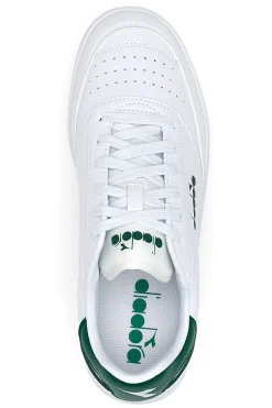 Sneakers bianche e verdi Diadora Viento Indoor