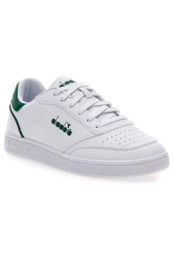 Sneakers bianche e verdi Diadora Viento Indoor