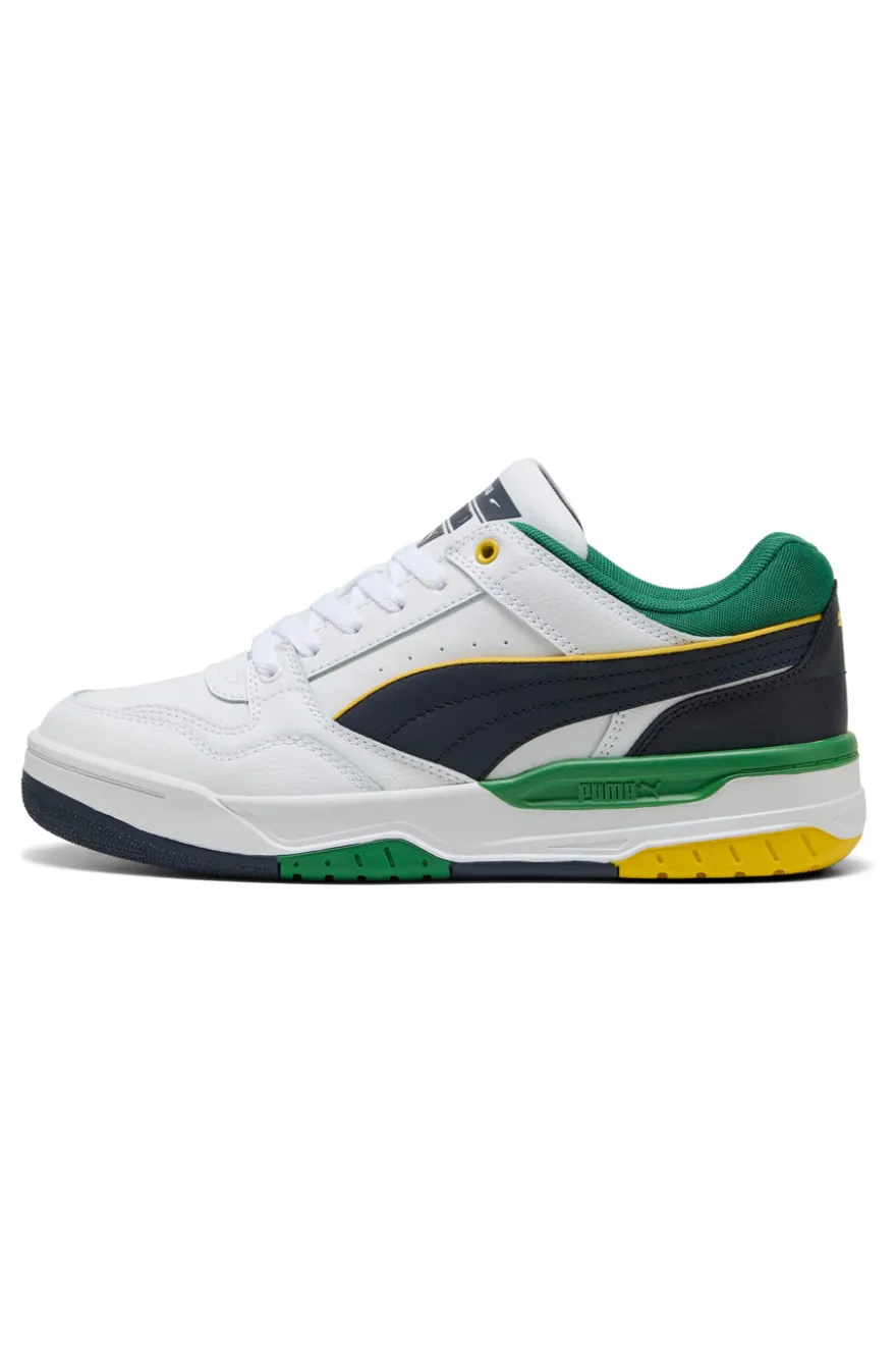 Sneakers Bianche e Verdi Puma Rebound Retro