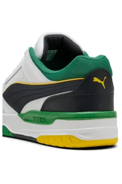 Sneakers Bianche e Verdi Puma Rebound Retro