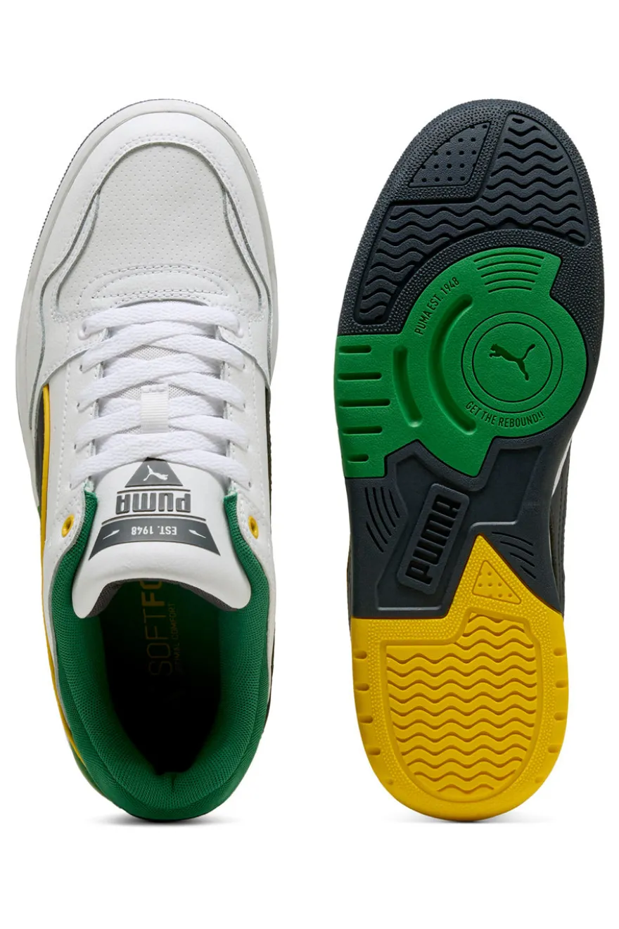 Sneakers Bianche e Verdi Puma Rebound Retro
